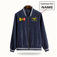 Thumbnail for Flat Colourful 727 Designed Thin Spring Jackets