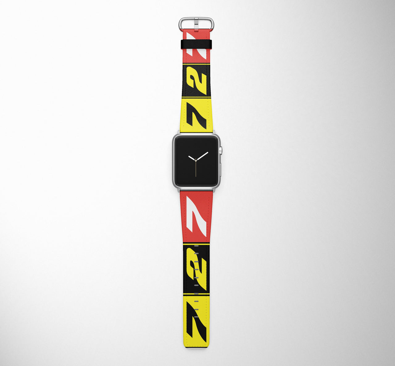 Flat Colourful 727 Designed Leather Apple Watch Straps