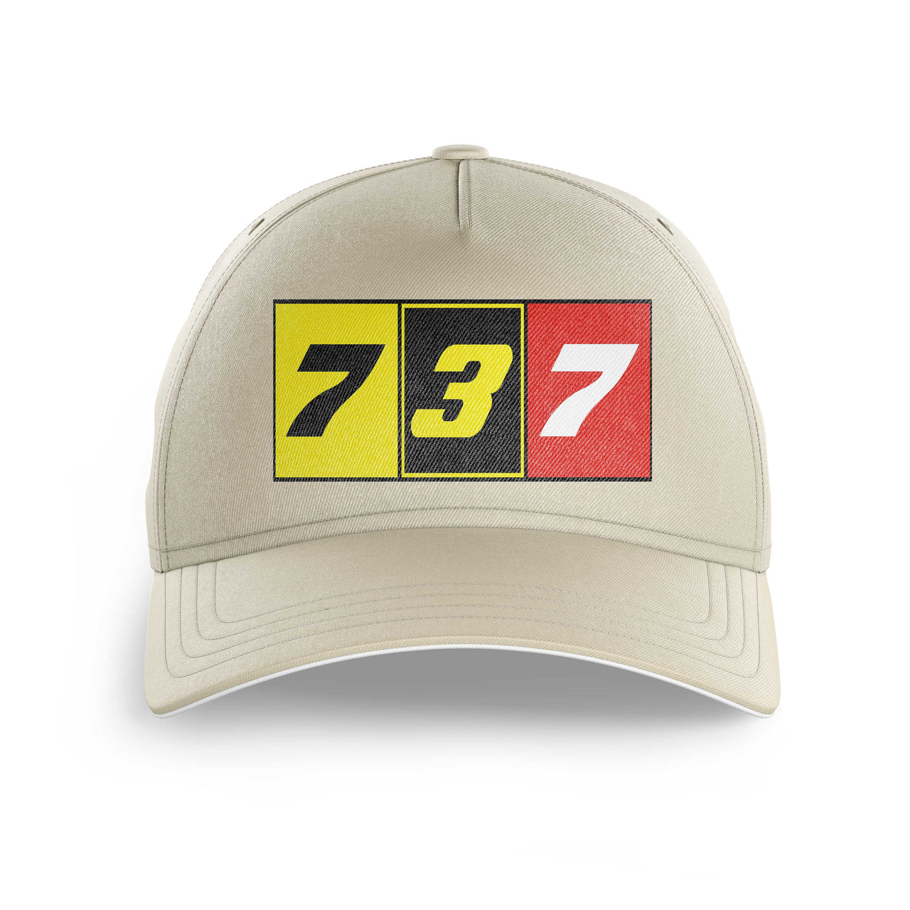 Flat Colourful 737 Printed Hats