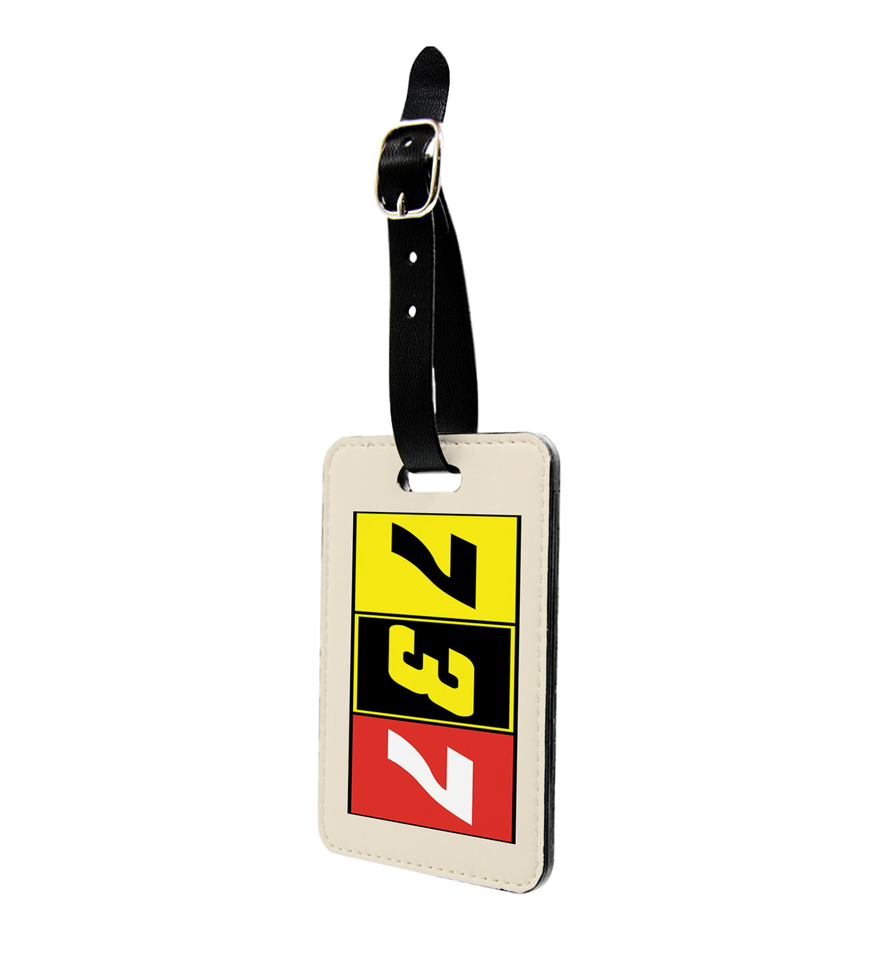 Flat Colourful 737 Designed Luggage Tag