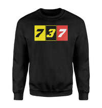 Thumbnail for Flat Colourful 737 Designed Sweatshirts