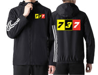 Thumbnail for Flat Colourful 737 Designed Windbreaker Jackets