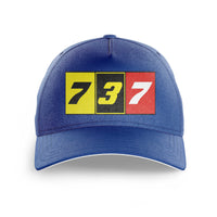 Thumbnail for Flat Colourful 737 Printed Hats