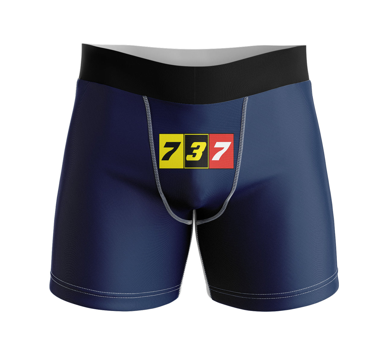 Flat Colourful 737 Designed Men Boxers