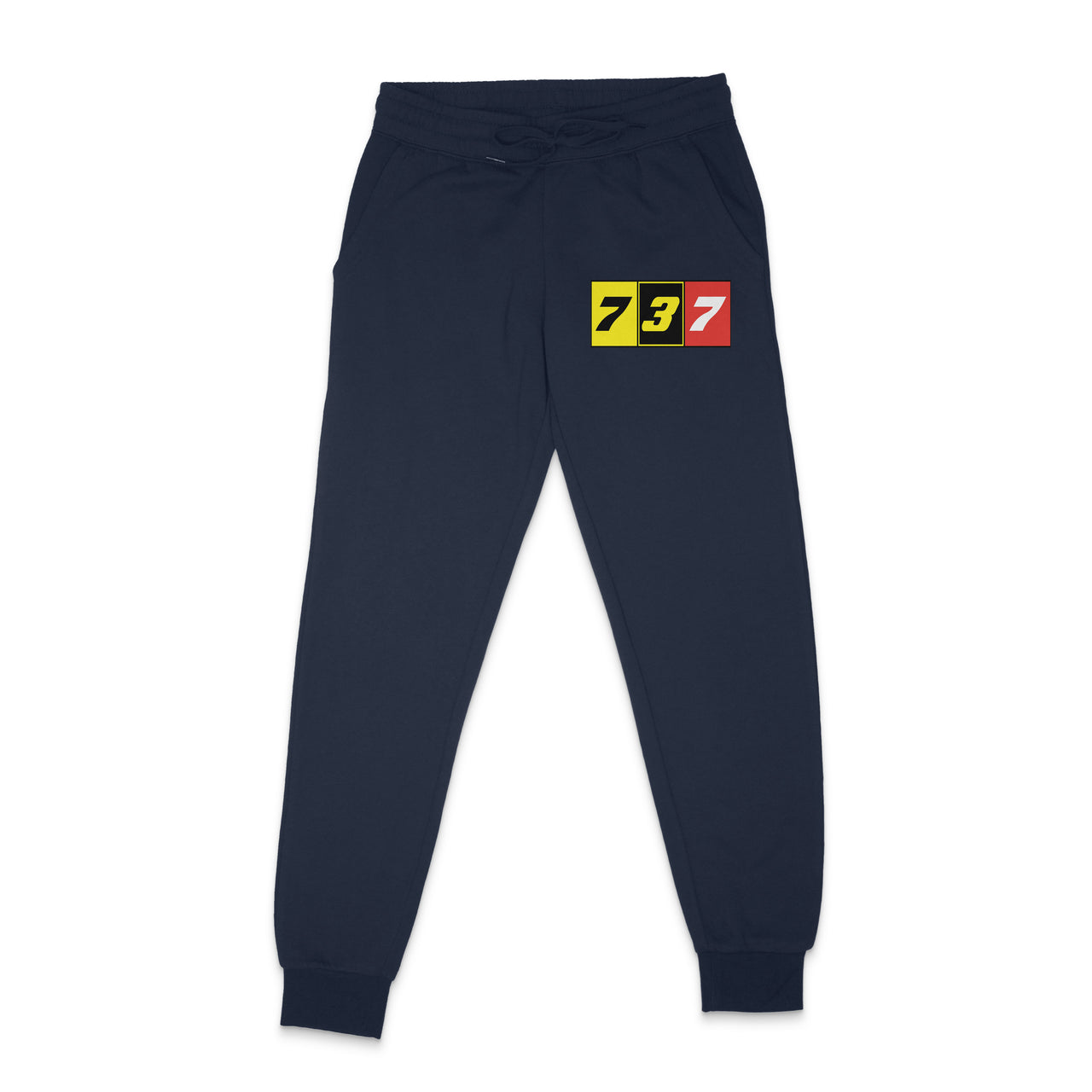 Flat Colourful 737 Designed Sweatpants