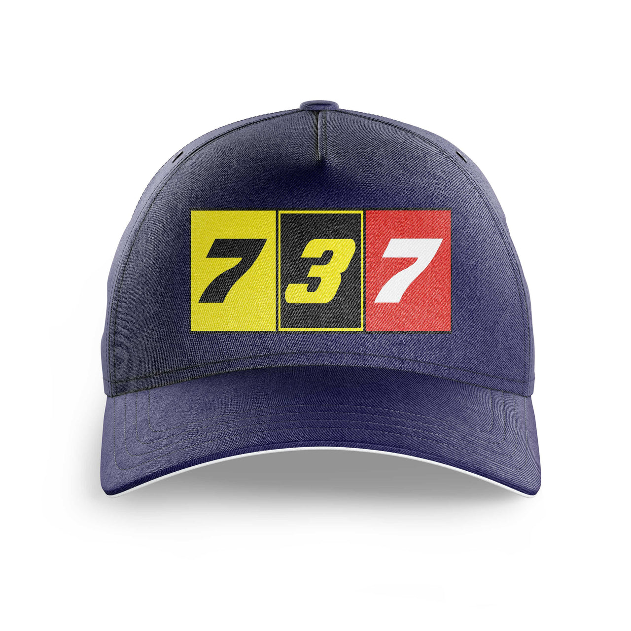 Flat Colourful 737 Printed Hats