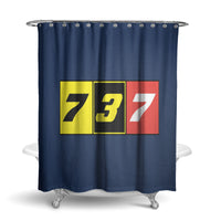 Thumbnail for Flat Colourful 737 Designed Shower Curtains