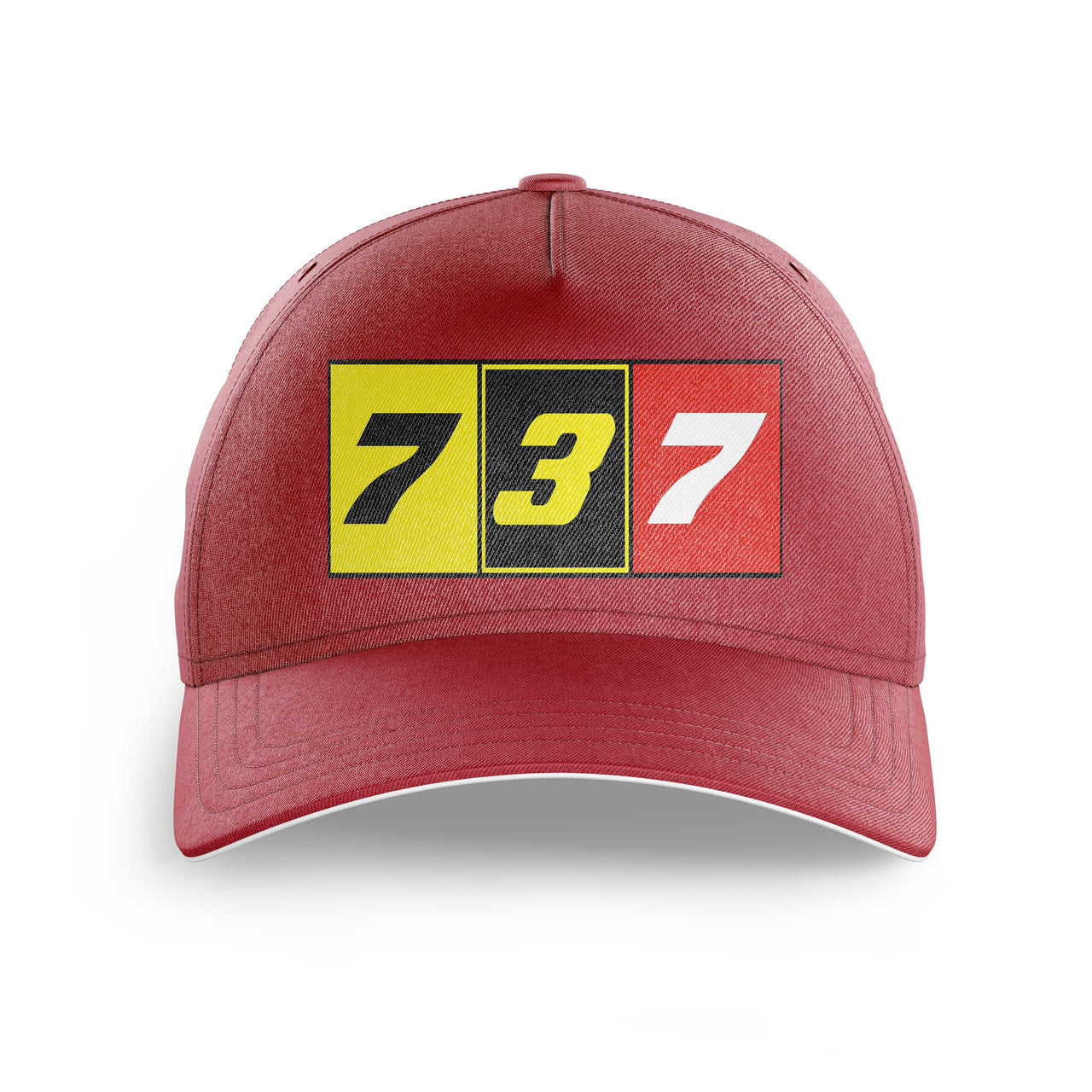 Flat Colourful 737 Printed Hats