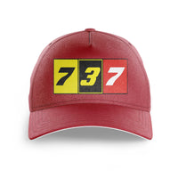 Thumbnail for Flat Colourful 737 Printed Hats
