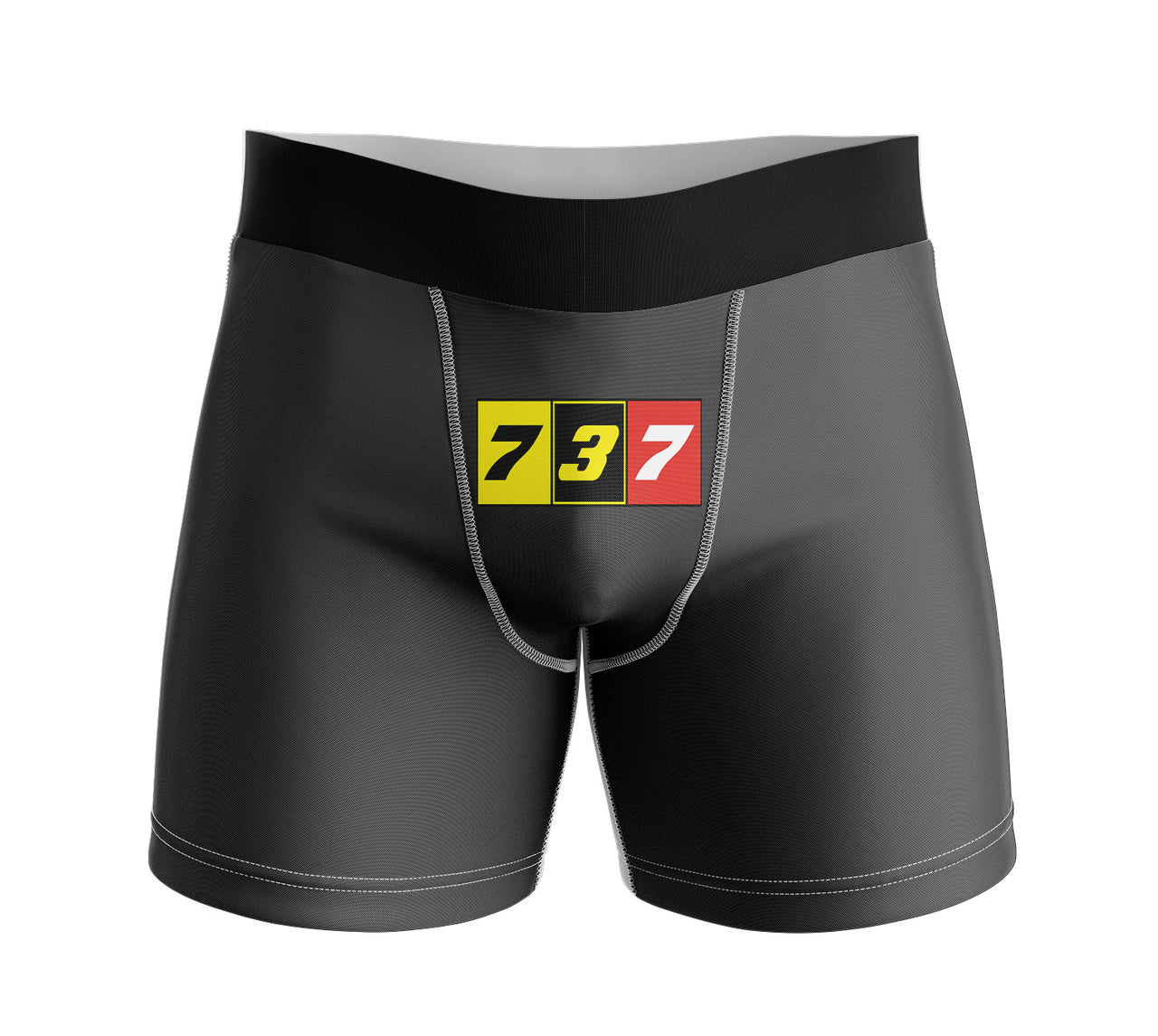 Flat Colourful 737 Designed Men Boxers