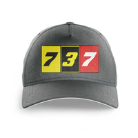 Thumbnail for Flat Colourful 737 Printed Hats