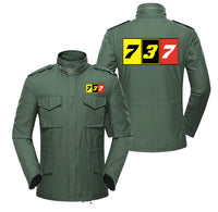 Thumbnail for Flat Colourful 737 Designed Military Coats