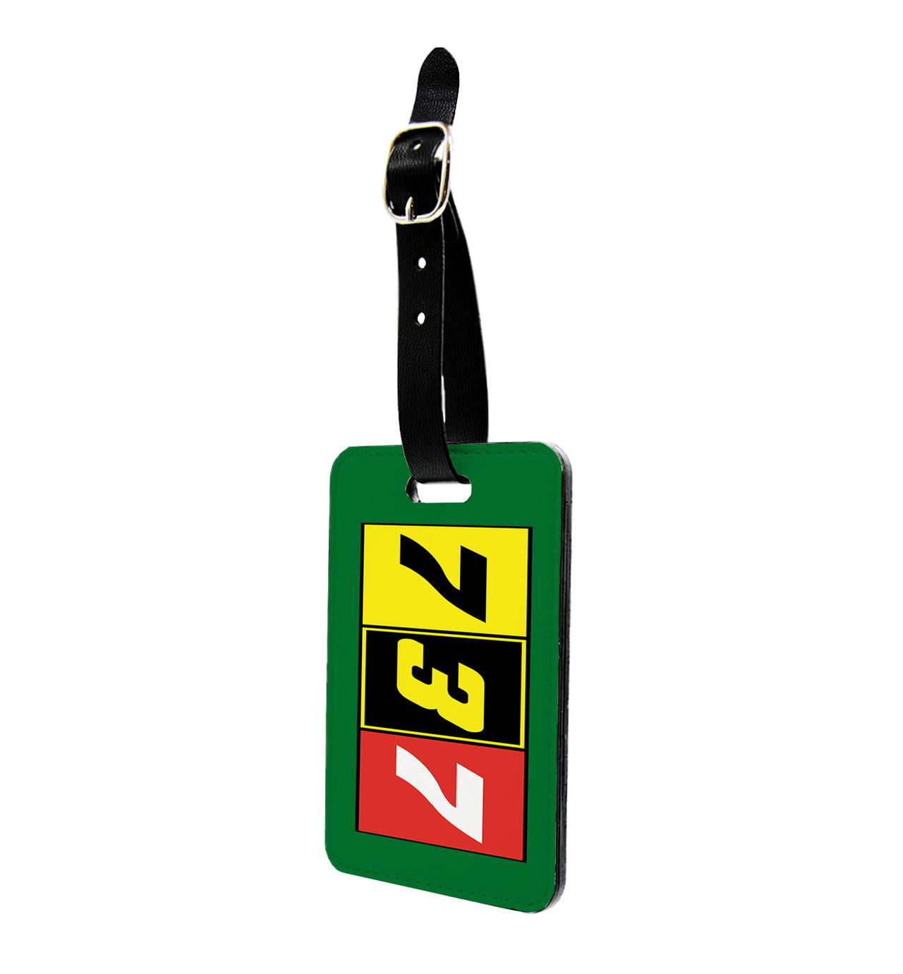 Flat Colourful 737 Designed Luggage Tag