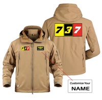 Thumbnail for Flat Colourful 737 Designed Military Jackets (Customizable)