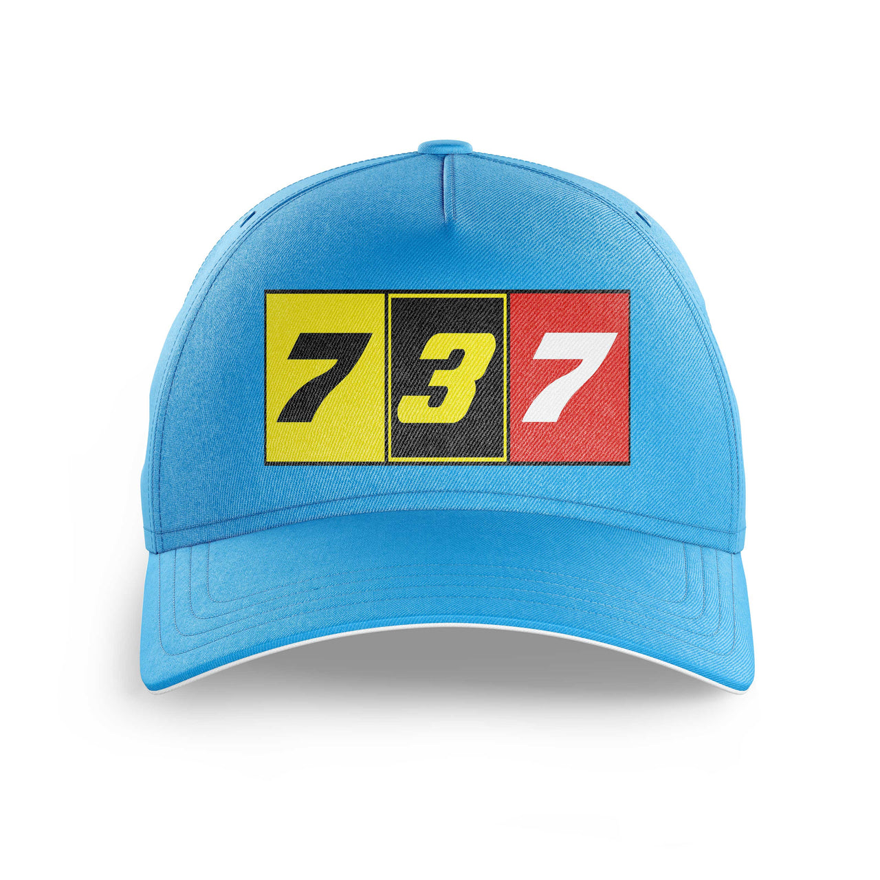 Flat Colourful 737 Printed Hats