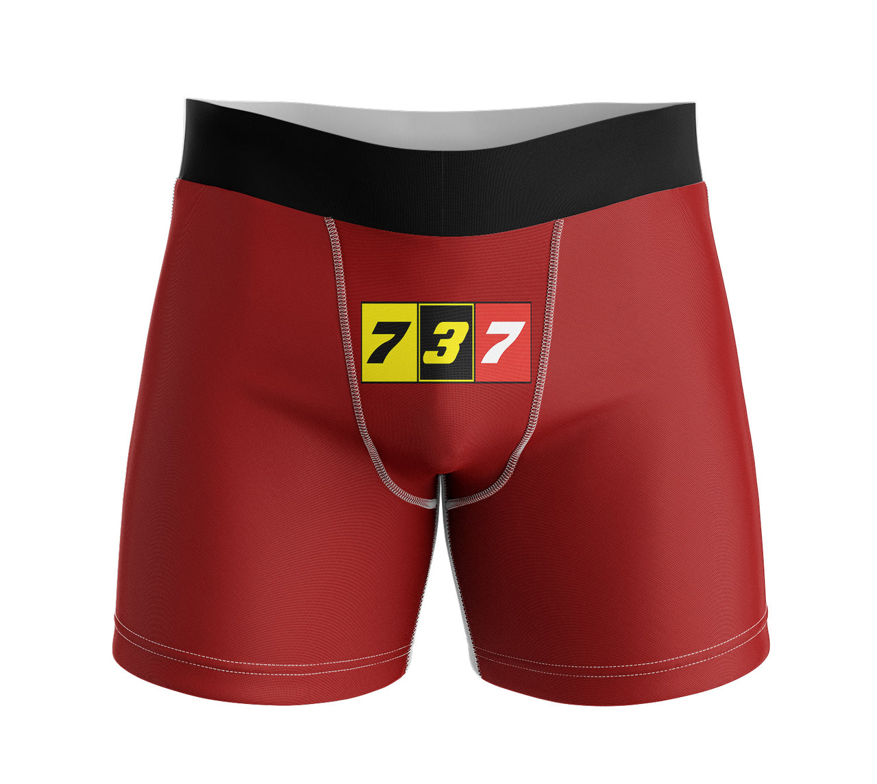 Flat Colourful 737 Designed Men Boxers
