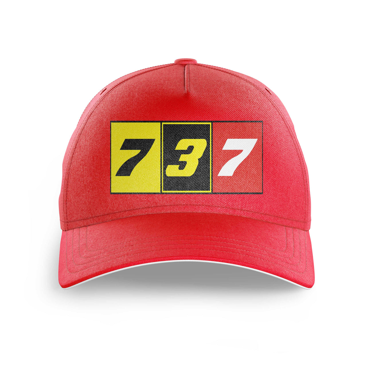 Flat Colourful 737 Printed Hats