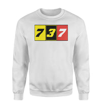 Thumbnail for Flat Colourful 737 Designed Sweatshirts