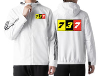 Thumbnail for Flat Colourful 737 Designed Windbreaker Jackets