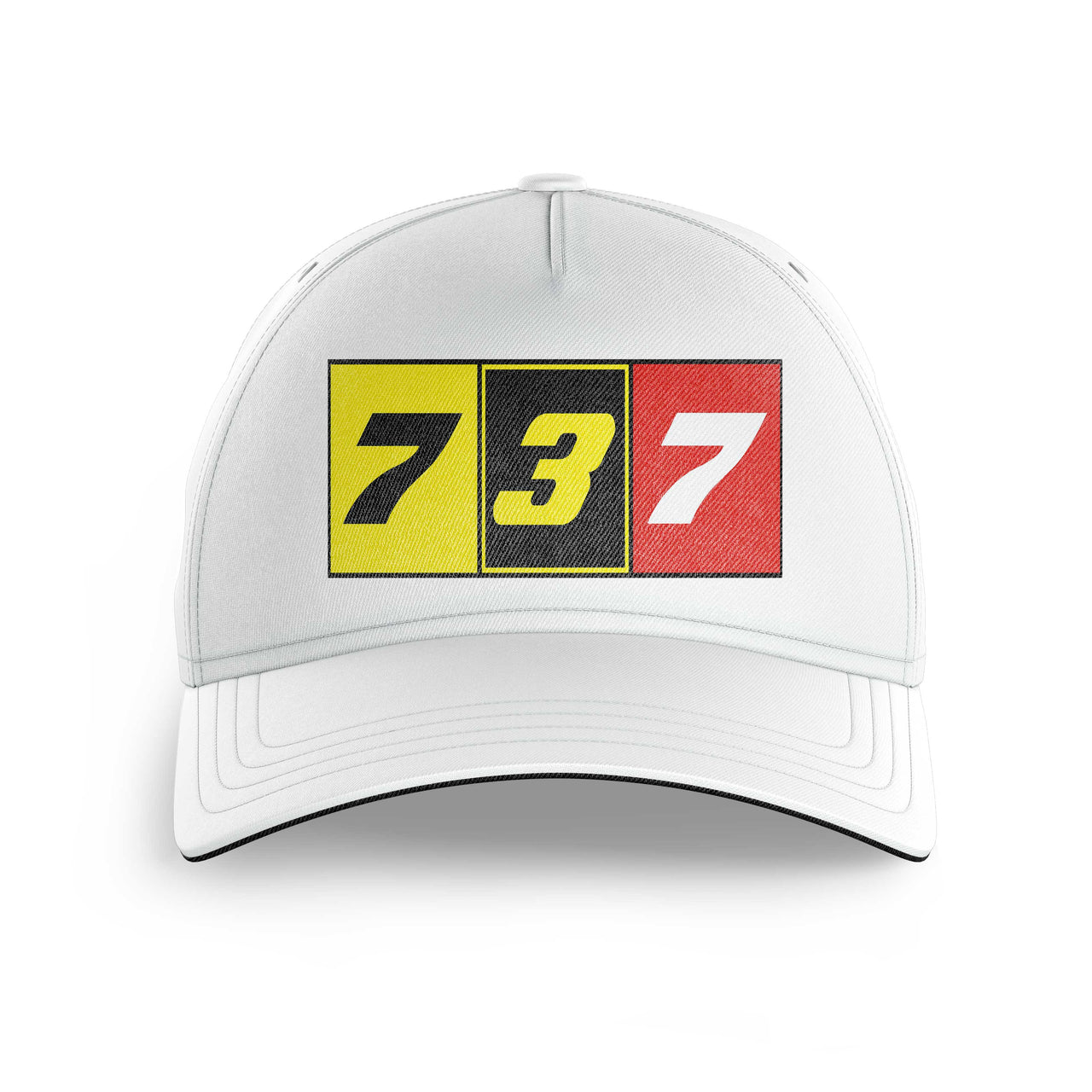 Flat Colourful 737 Printed Hats