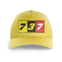 Thumbnail for Flat Colourful 737 Printed Hats