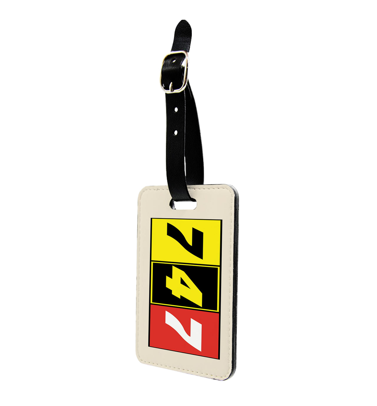 Flat Colourful 747 Designed Luggage Tag