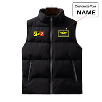 Thumbnail for Flat Colourful 747 Designed Puffy Vests