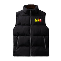 Thumbnail for Flat Colourful 747 Designed Puffy Vests