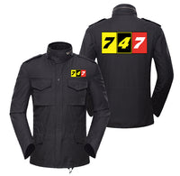 Thumbnail for Flat Colourful 747 Designed Military Coats