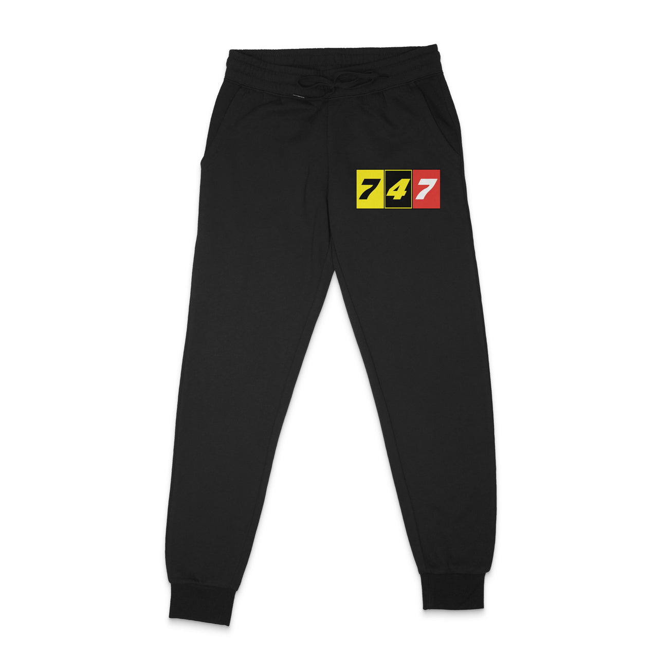 Flat Colourful 747 Designed Sweatpants