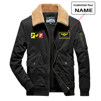 Thumbnail for Flat Colourful 747 Designed Thick Bomber Jackets
