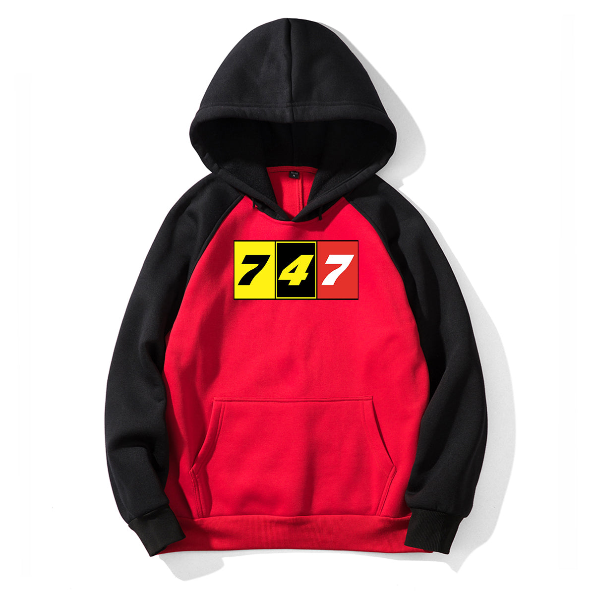 Flat Colourful 747 Designed Colourful Hoodies