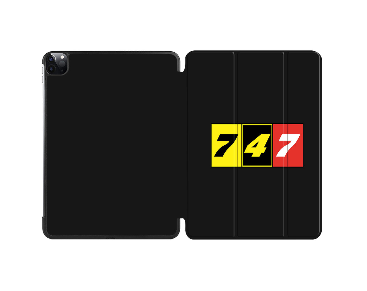 Flat Colourful 747 Designed iPad Cases