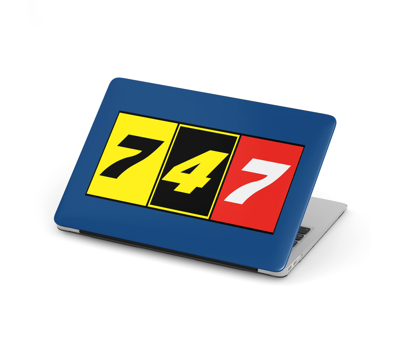 Flat Colourful 747 Designed Macbook Cases