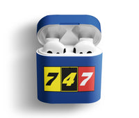 Thumbnail for Flat Colourful 747 Designed AirPods Cases