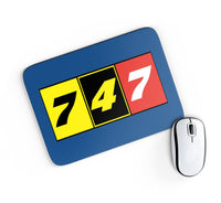 Thumbnail for Flat Colourful 747 Designed Mouse Pads