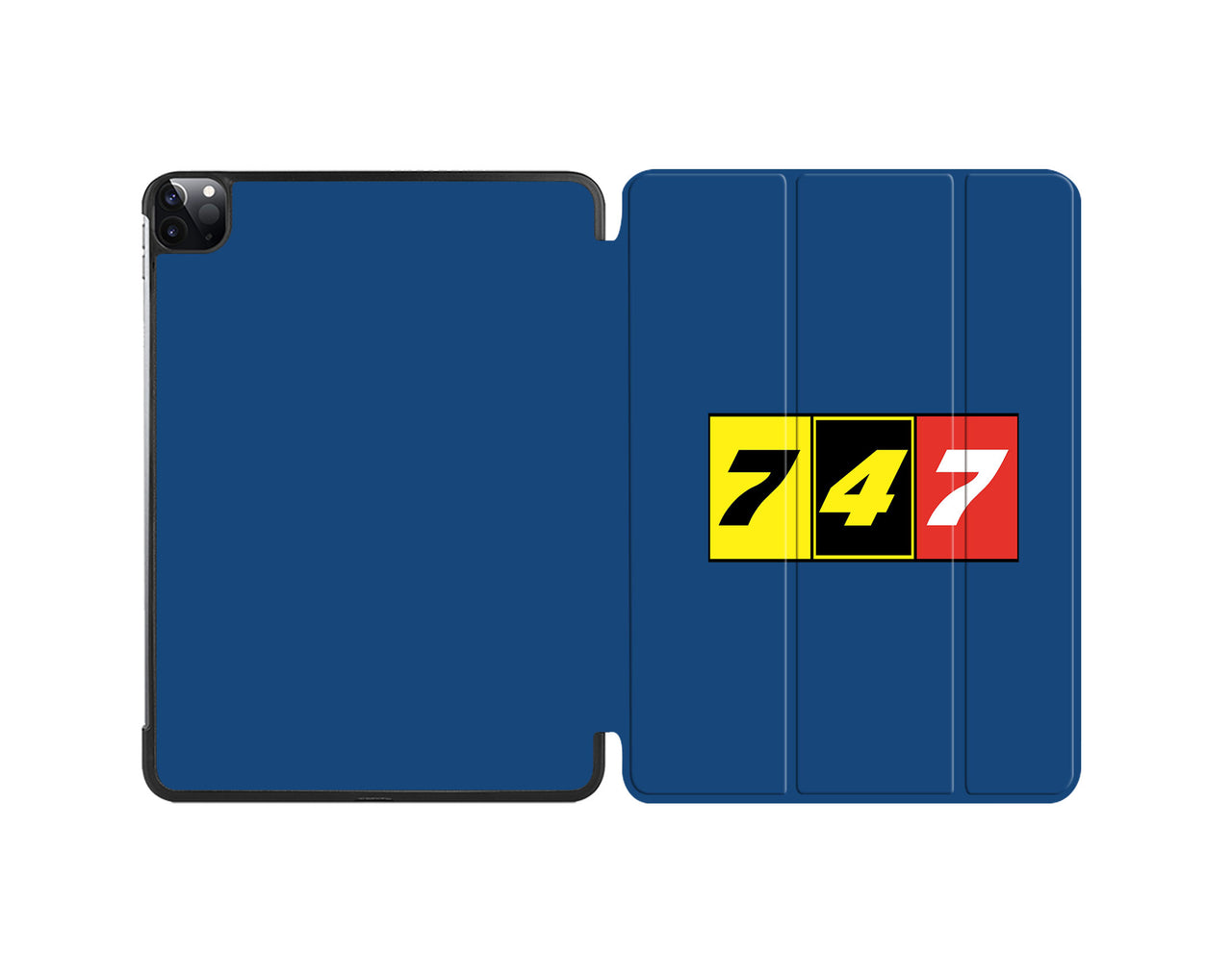 Flat Colourful 747 Designed iPad Cases