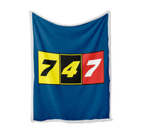 Thumbnail for Flat Colourful 747 Designed Bed Blankets & Covers