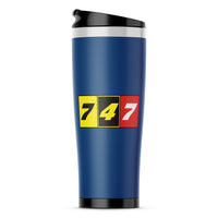Thumbnail for Flat Colourful 747 Designed Stainless Steel Travel Mugs