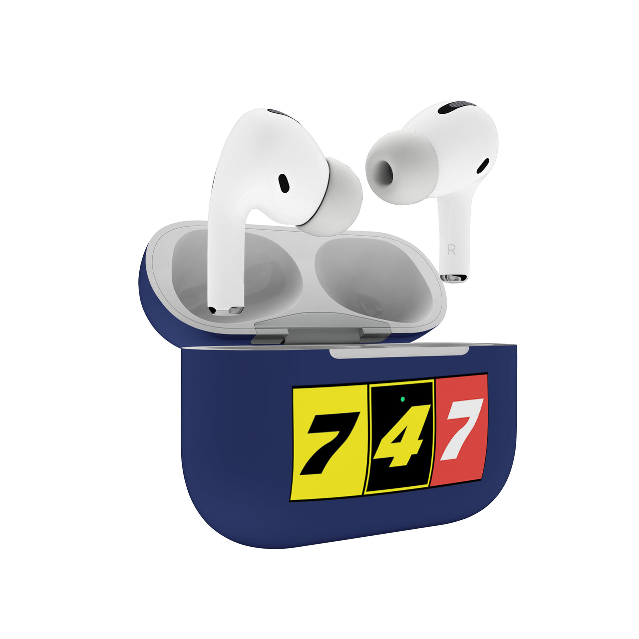 Flat Colourful 747 Designed AirPods  Cases