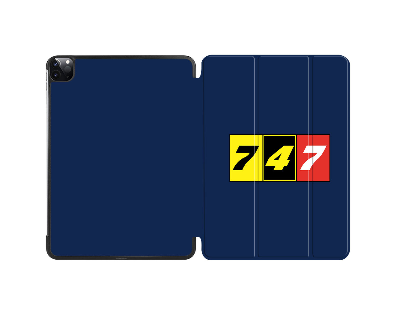 Flat Colourful 747 Designed iPad Cases