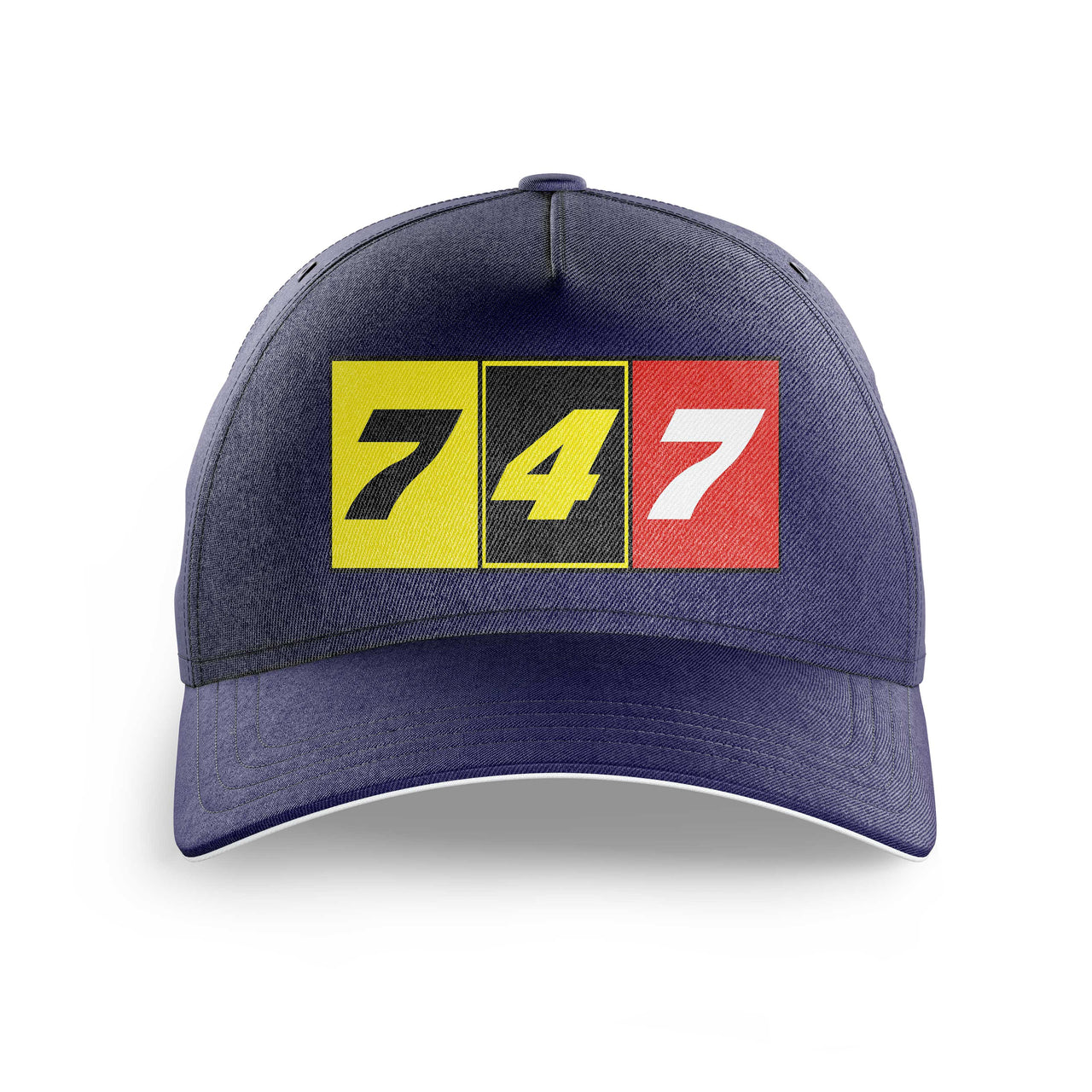 Flat Colourful 747 Printed Hats