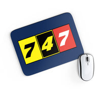Thumbnail for Flat Colourful 747 Designed Mouse Pads