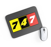 Thumbnail for Flat Colourful 747 Designed Mouse Pads