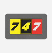 Thumbnail for Flat Colourful 747 Designed Bath Mats
