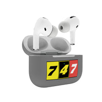 Thumbnail for Flat Colourful 747 Designed AirPods  Cases