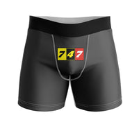 Thumbnail for Flat Colourful 747 Designed Men Boxers