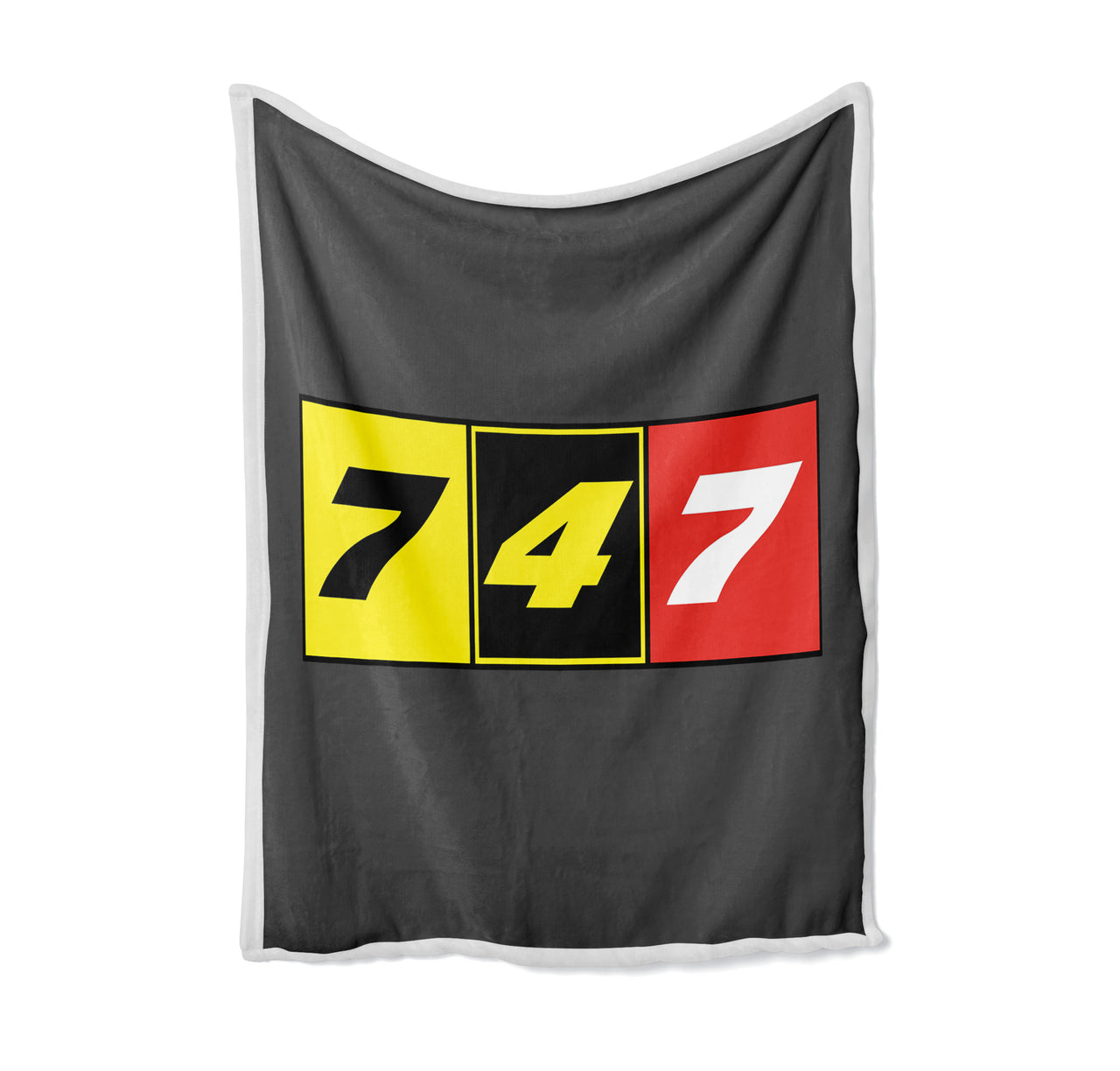 Flat Colourful 747 Designed Bed Blankets & Covers