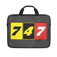 Thumbnail for Flat Colourful 747 Designed Laptop & Tablet Bags