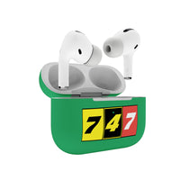 Thumbnail for Flat Colourful 747 Designed AirPods  Cases